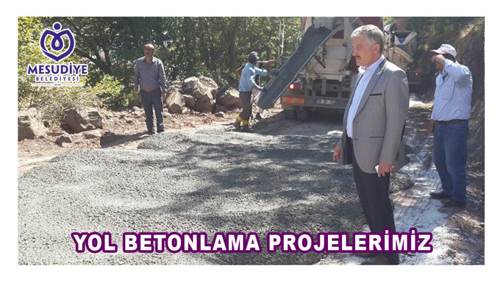 Yol Betonlama Projelerimiz
